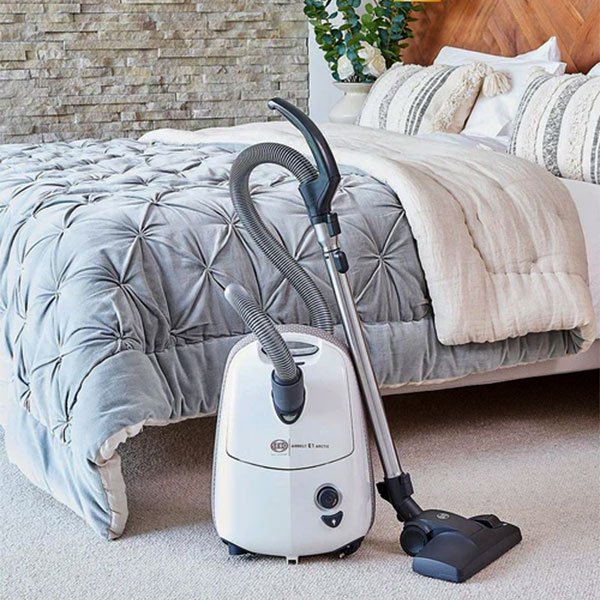 Sebo 92621CI Airbelt E1 Arctic Cylinder Vacuum Cleaner - White - Image 2