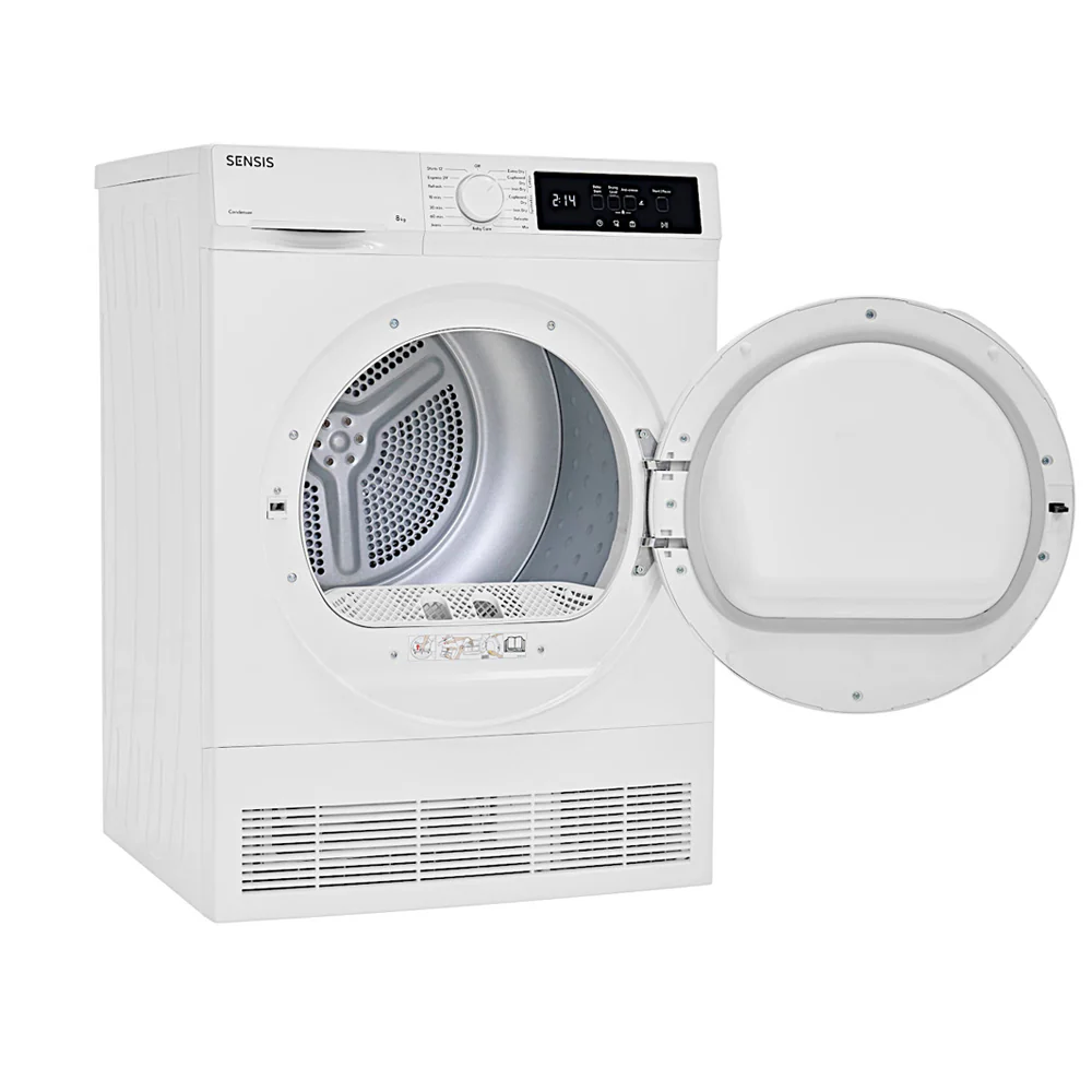 Sensis TDCF018BW 8kg Freestanding Condenser Tumble Dryer White - B Rated - Image 6