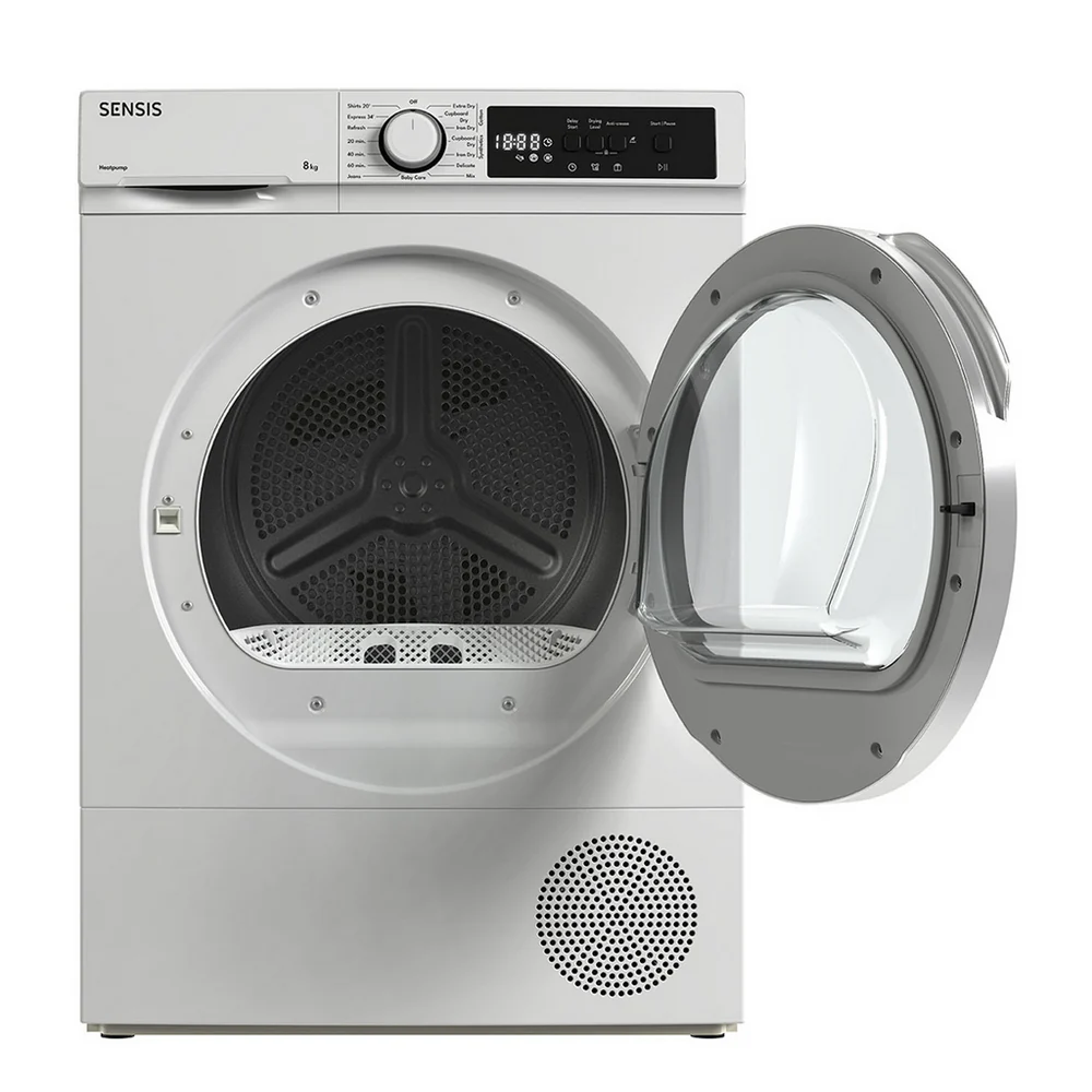 Sensis TDHF018A2W 8kg Heat Pump Tumble Dryer White - Image 2