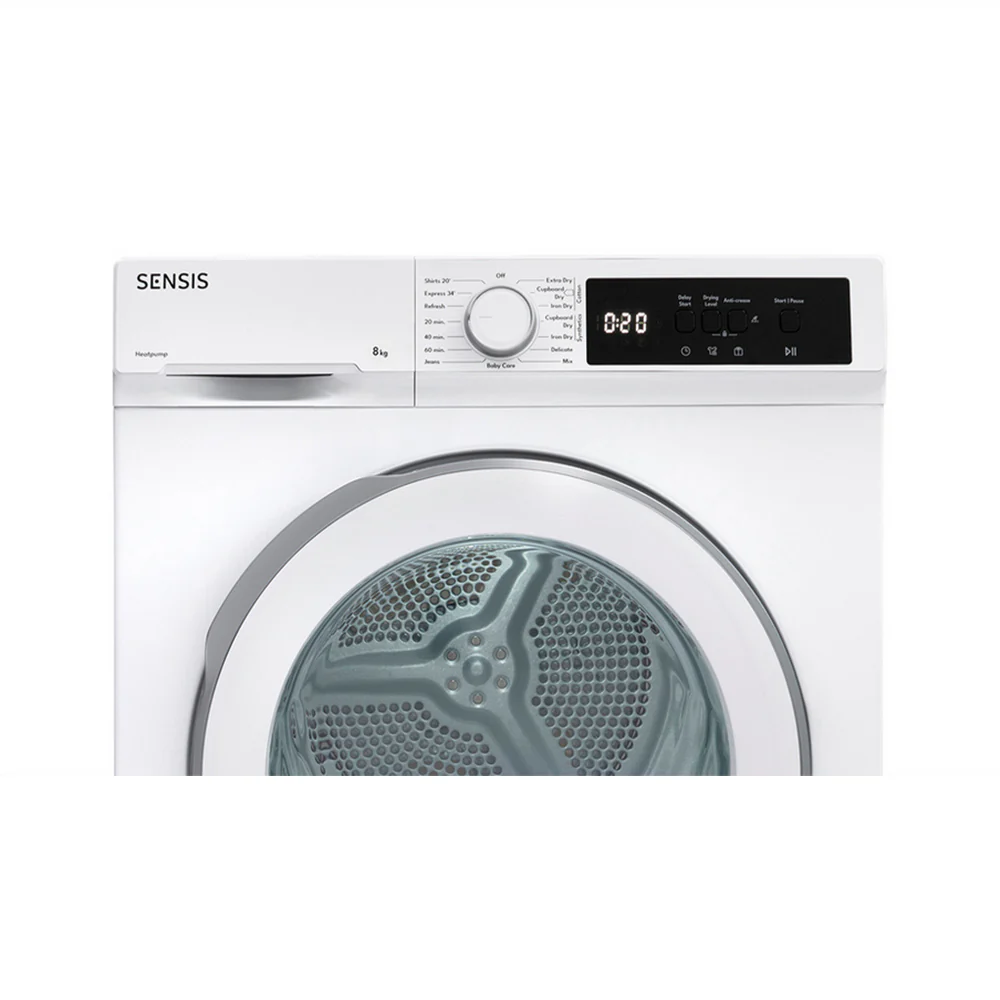 Sensis TDHF018A2W 8kg Heat Pump Tumble Dryer White - Image 3