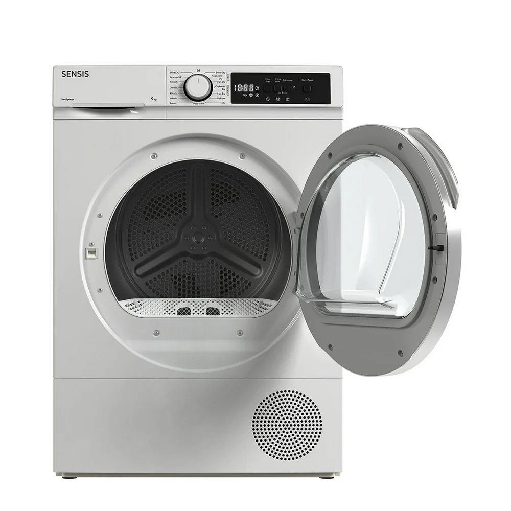 Sensis TDHF019A2W 9kg Heat Pump Tumble Dryer White - Image 2