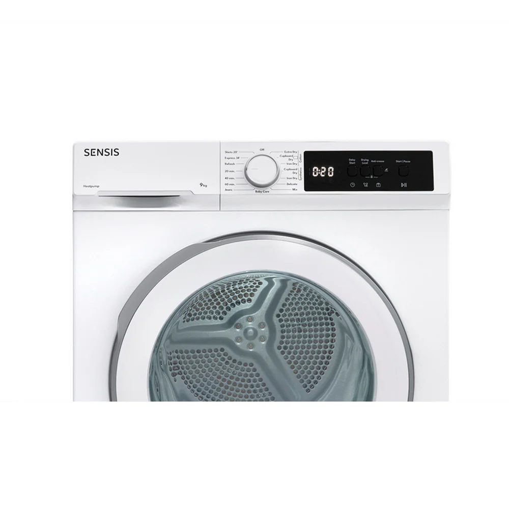 Sensis TDHF019A2W 9kg Heat Pump Tumble Dryer White - Image 5