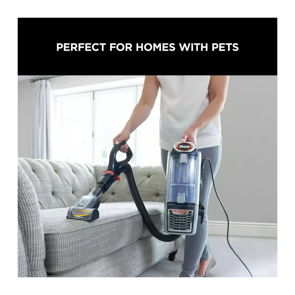 Shark® NZ801UKT Anti Hair Wrap Upright Vacuum Cleaner with Powered Lift-Away TruePet Deep Navy & Orange - Image 6
