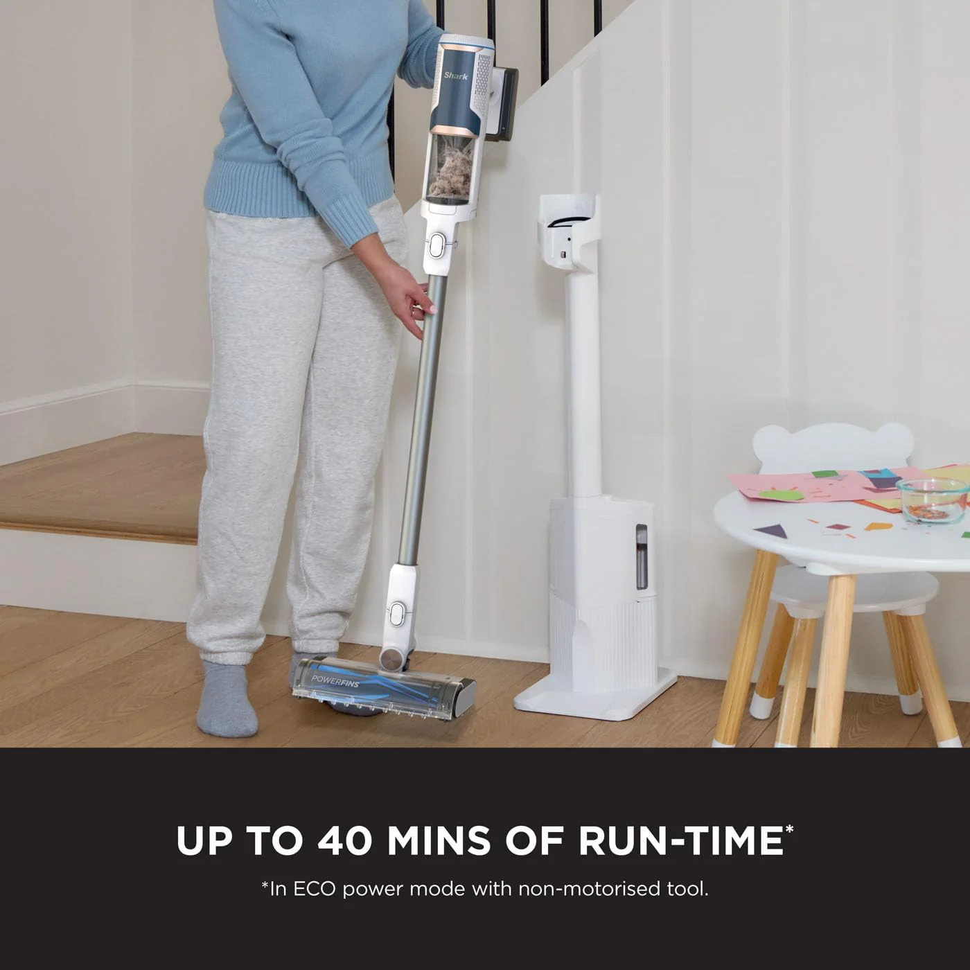 Shark BU3521UK Cordless Stick Vacuum Cleaner with Auto-Empty System White - Image 11