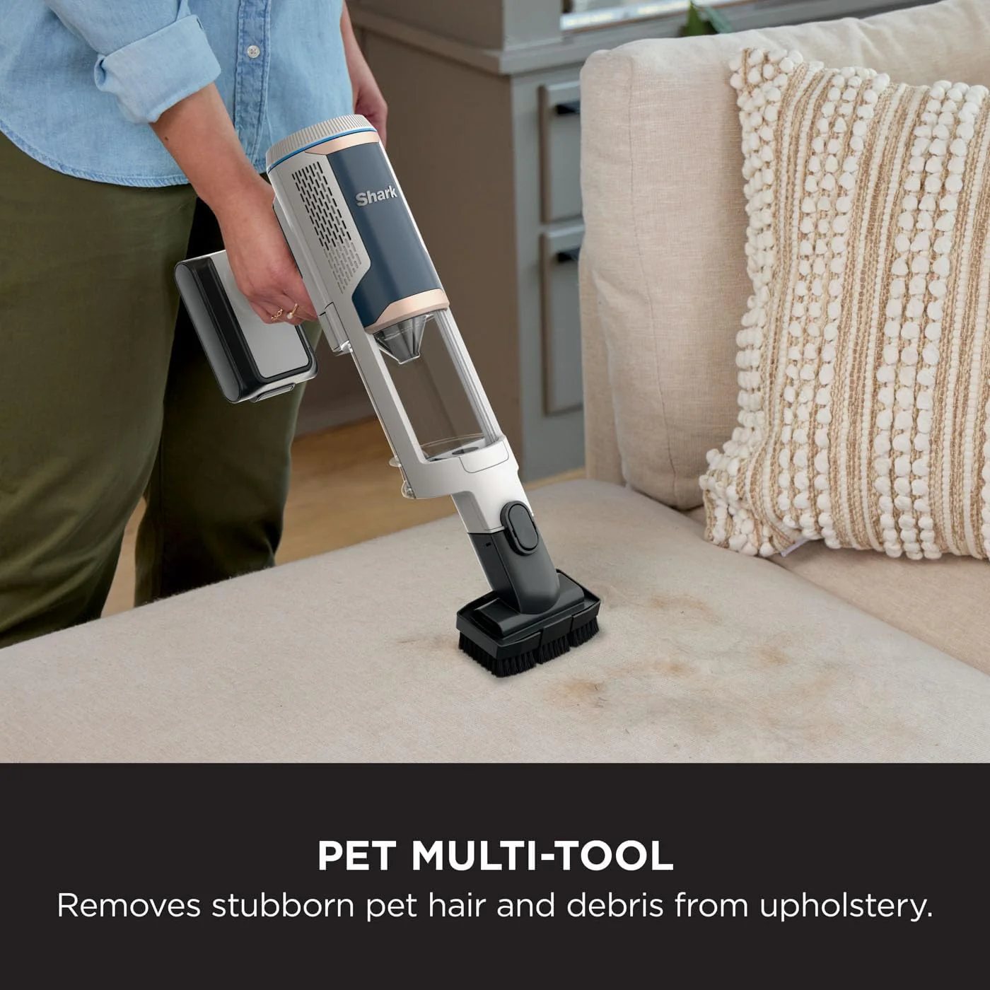 Shark BU3521UK Cordless Stick Vacuum Cleaner with Auto-Empty System White - Image 7
