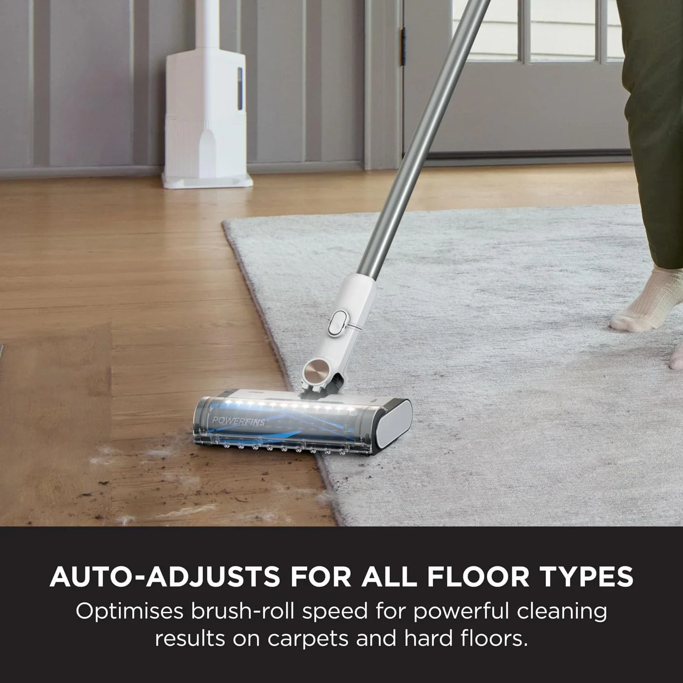 Shark BU3521UK Cordless Stick Vacuum Cleaner with Auto-Empty System White - Image 8