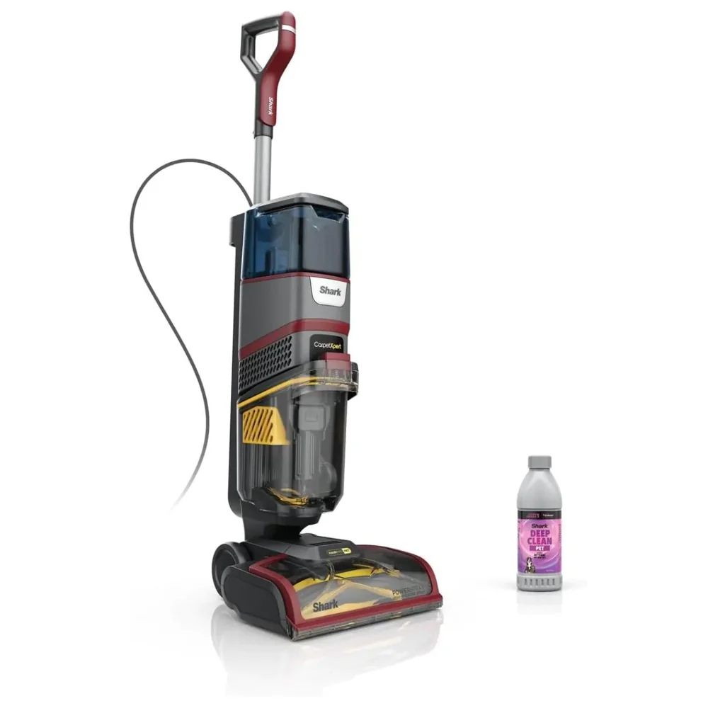 Shark CarpetXpert HairPro Pet Deep Carpet Cleaner EX220UK Grey Burgundy