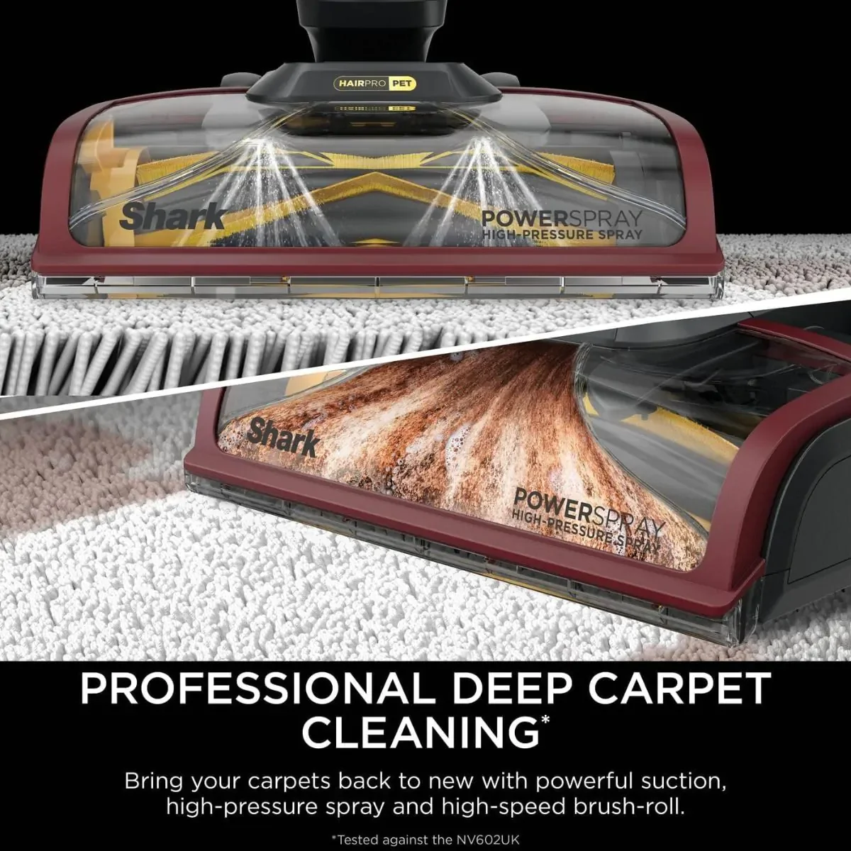Shark CarpetXpert HairPro Pet Deep Carpet Cleaner EX220UK Grey Burgundy - Image 5