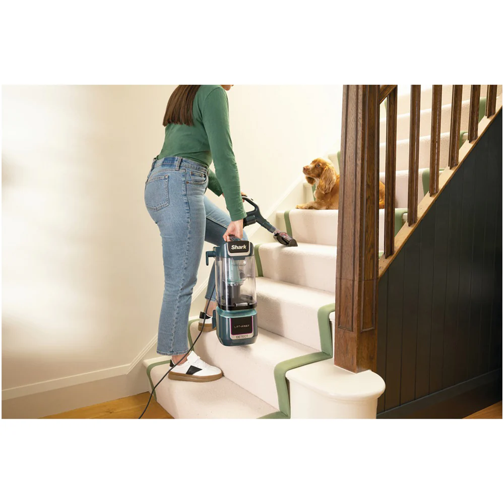 Shark Detect XL Pet Pro Corded Upright Vacuum Cleaner with Anti Hair Wrap Plus LA791UKT - Adriatic Teal Silver - Image 11