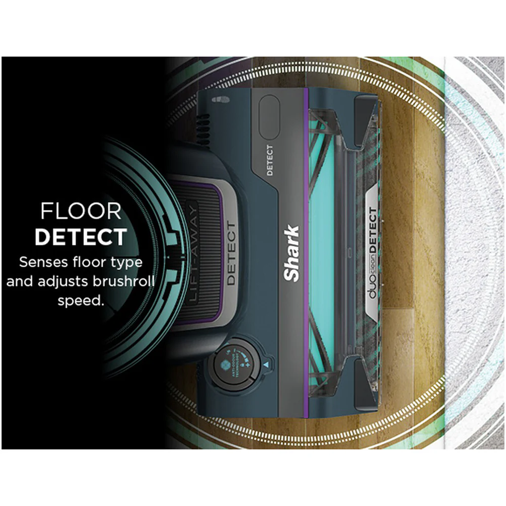 Shark Detect XL Pet Pro Corded Upright Vacuum Cleaner with Anti Hair Wrap Plus LA791UKT - Adriatic Teal Silver - Image 2