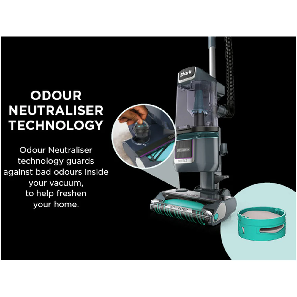 Shark Detect XL Pet Pro Corded Upright Vacuum Cleaner with Anti Hair Wrap Plus LA791UKT - Adriatic Teal Silver - Image 3