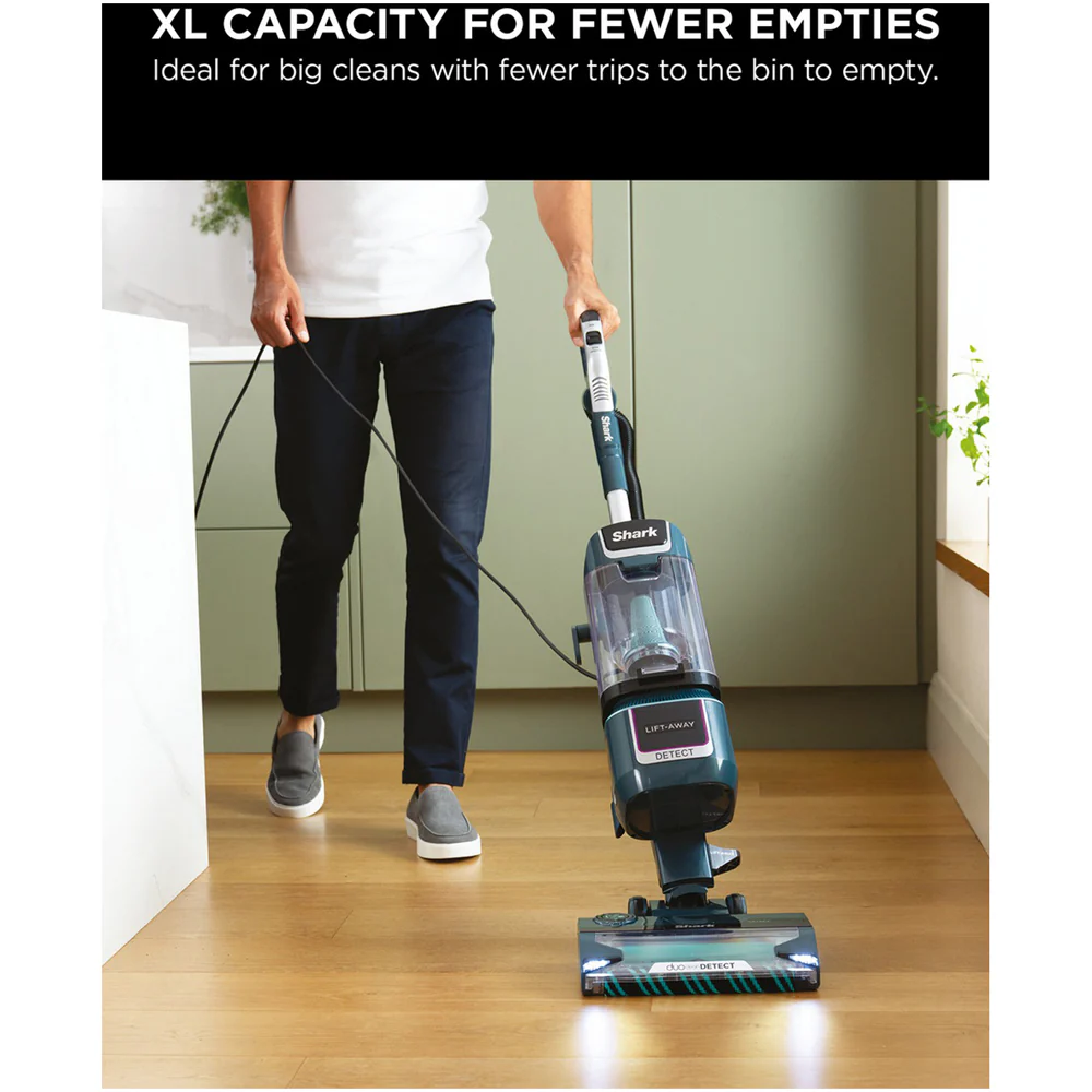 Shark Detect XL Pet Pro Corded Upright Vacuum Cleaner with Anti Hair Wrap Plus LA791UKT - Adriatic Teal Silver - Image 4