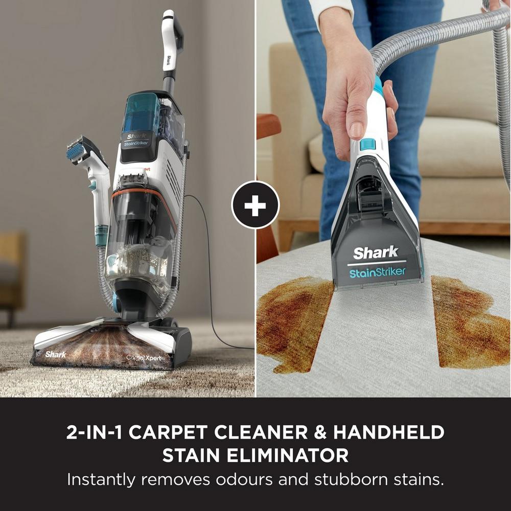 Shark EX200UK CarpetXpert Deep Carpet Cleaner with Built-In StainStriker - White - Image 5