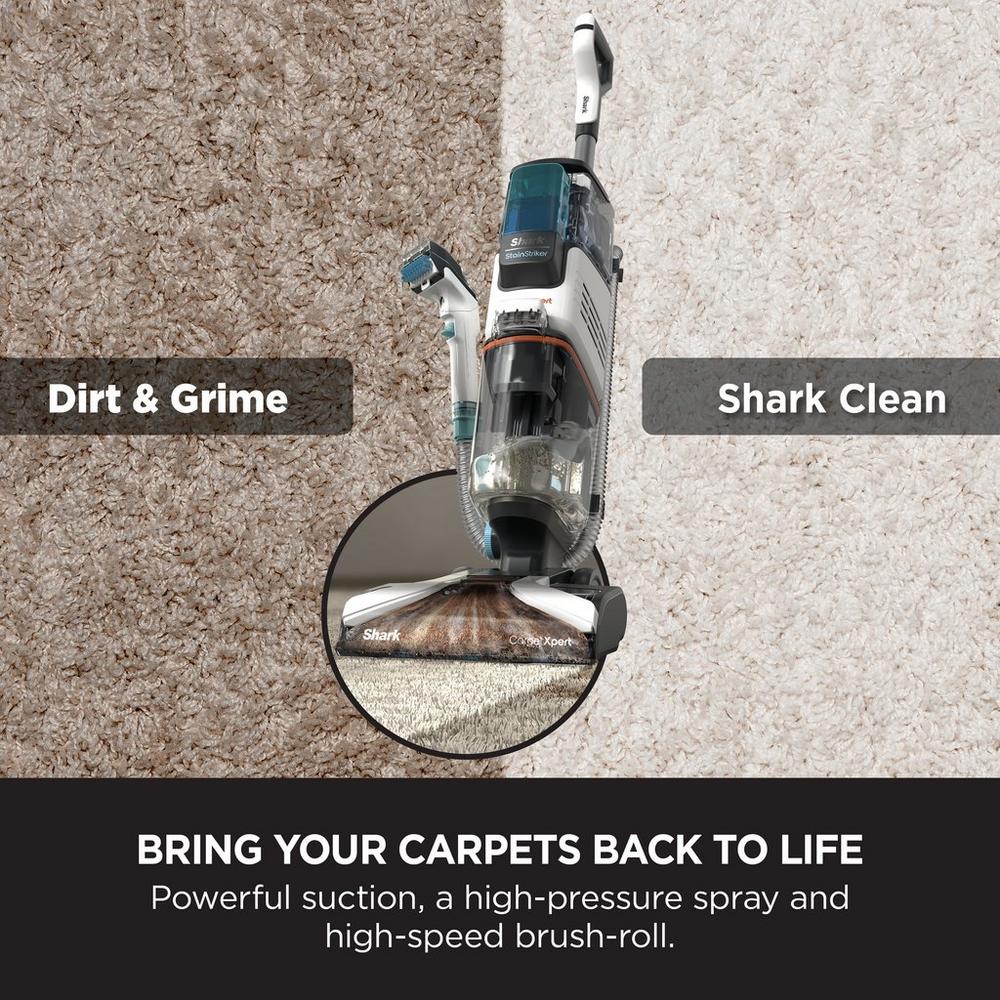 Shark EX200UK CarpetXpert Deep Carpet Cleaner with Built-In StainStriker - White - Image 7