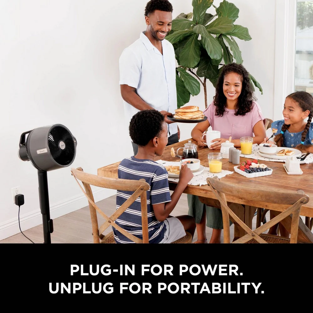 Shark FA300UK FlexBreeze Pro Mist Indoor and Outdoor Fan and Outdoor Misting System - Charcoal Grey - Image 10