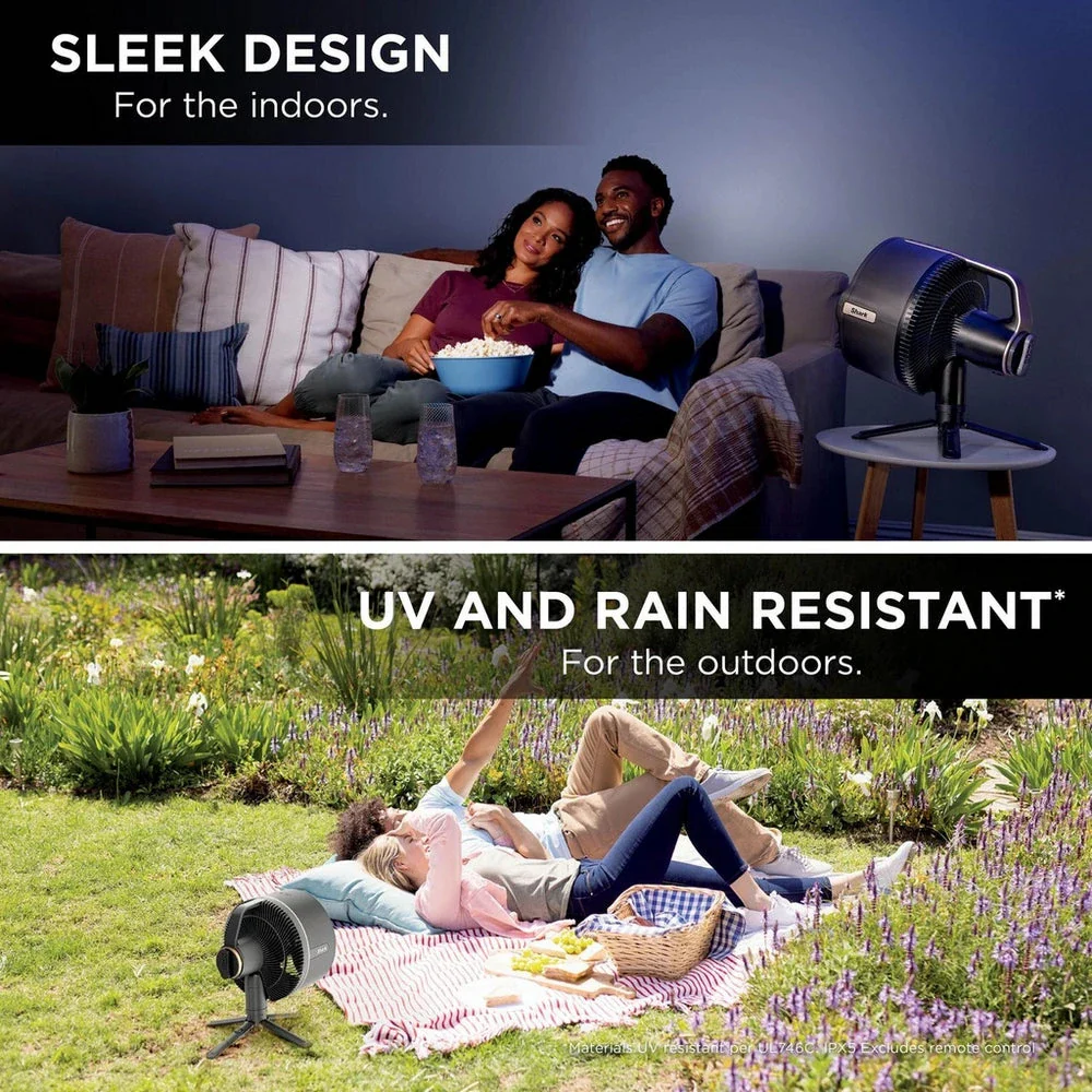 Shark FA300UK FlexBreeze Pro Mist Indoor and Outdoor Fan and Outdoor Misting System - Charcoal Grey - Image 7