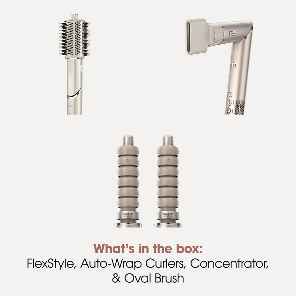 Shark FlexStyle HD426SLUK Air Styler and Hair Dryer for Straight & Wavy Hair - Stone - Image 4