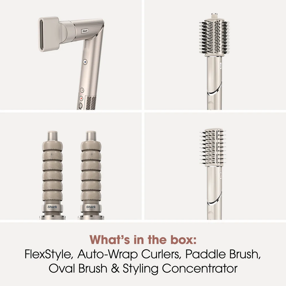 Shark FlexStyle HD436SLUK 4 in 1 Air Styler and Hair Dryer for Straight & Wavy Hair - Stone - Image 6