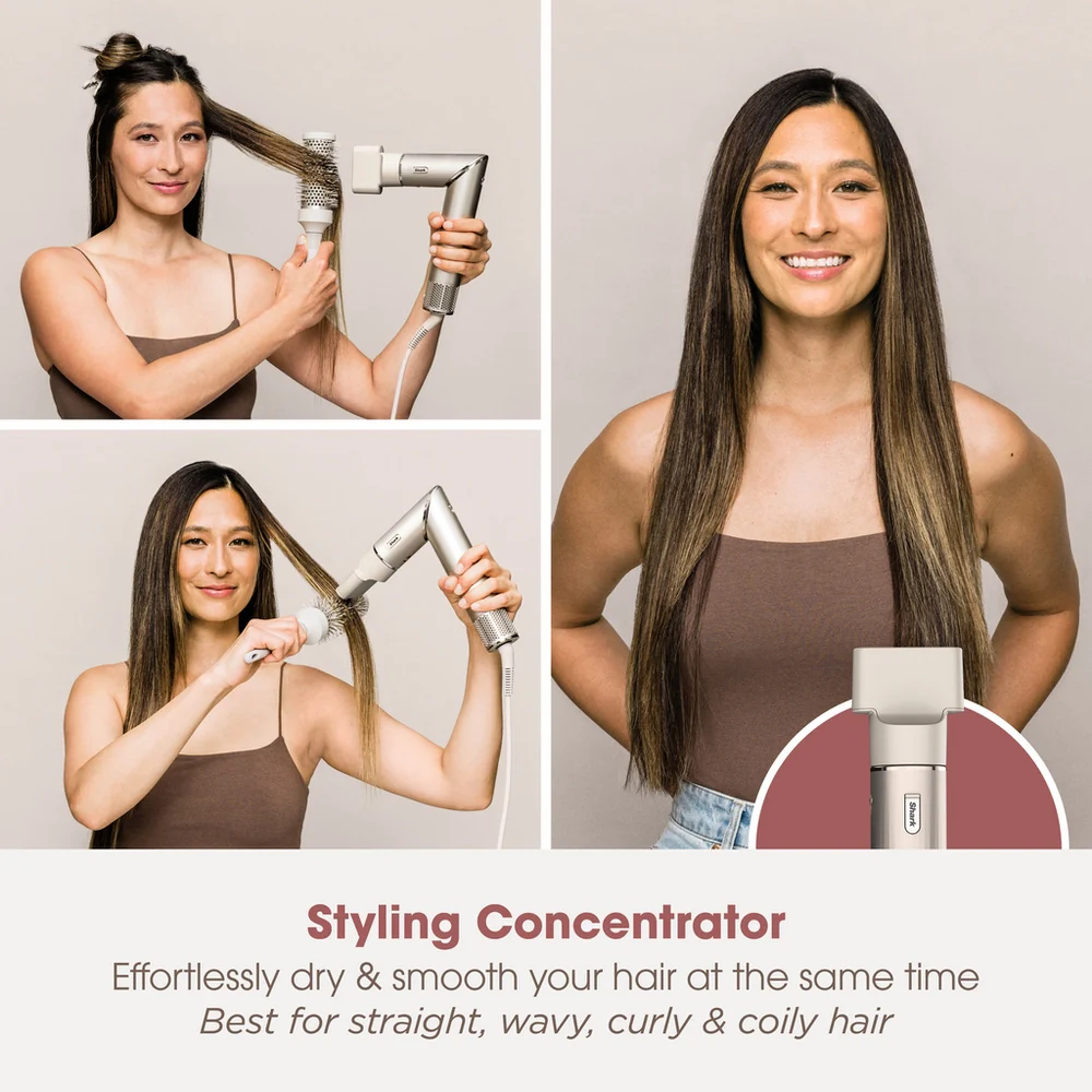 Shark FlexStyle HD436SLUK 4 in 1 Air Styler and Hair Dryer for Straight & Wavy Hair - Stone - Image 8