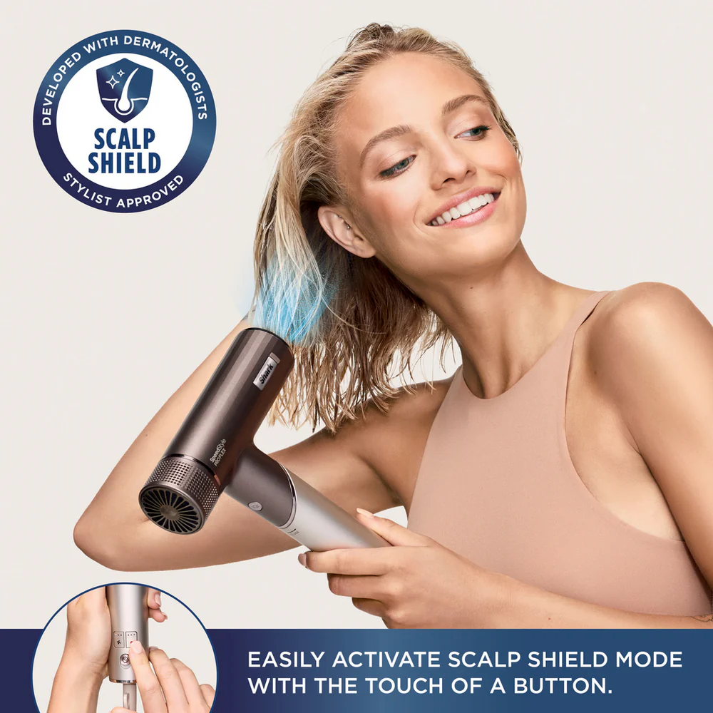 Shark SpeedStyle Pro HD542UK FLEX 4-in-1 High-Velocity Hair Dryer System Mocha Silver - Image 3