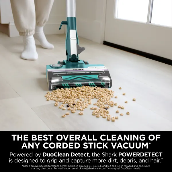 Shark HZ4000UKT PowerDetect with DuoClean Corded Stick Vacuum Cleaner Dark Teal - Image 2