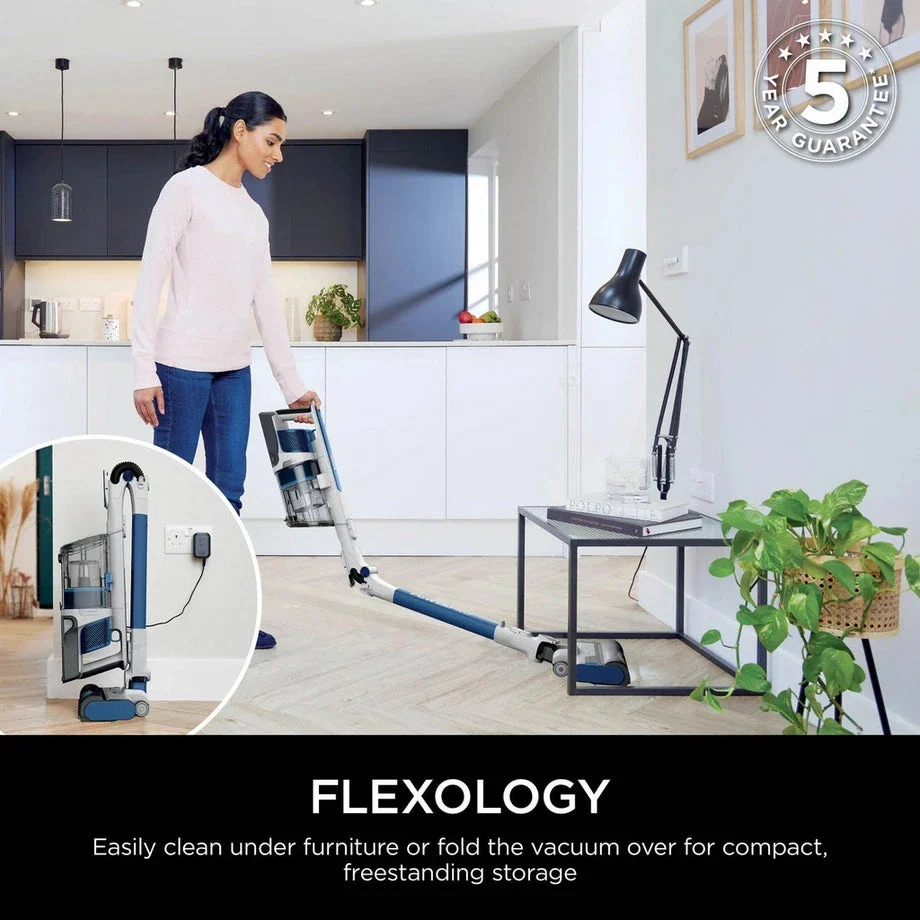 Shark IZ380UK PowerPro Cordless Stick Vacuum Cleaner with Anti Hair Wrap and Floor Detect - Up To 50 Minutes Run Time Navy Metallic - Image 11