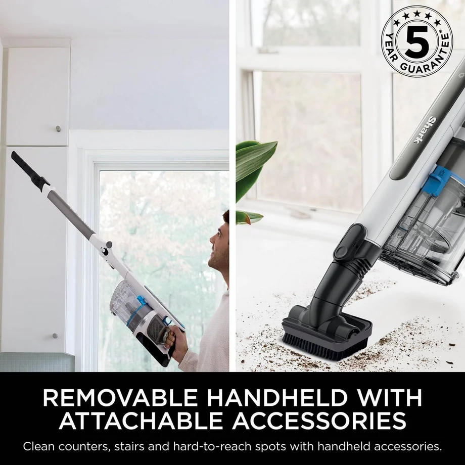 Shark IZ380UKT PowerPro Pet Cordless Stick Vacuum Cleaner with Anti Hair Wrap and Floor Detect - Up To 50 Minutes Run Time Java Metallic - Image 6
