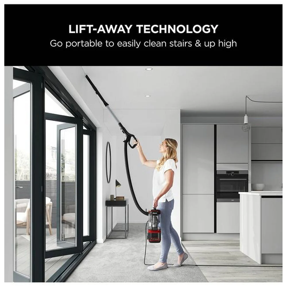 Shark® NV602UKT Classic Lift-Away™ Upright Vacuum Cleaner Pet Model Pedal Red - Image 4