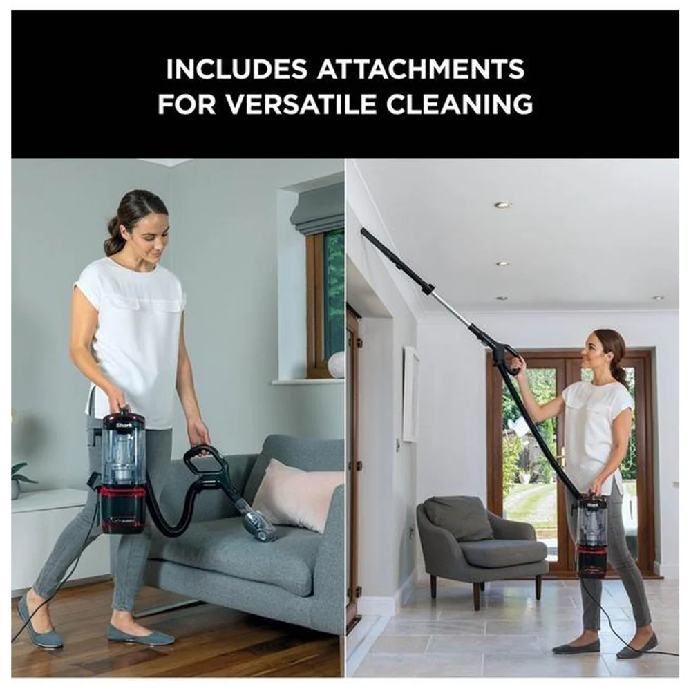 Shark® NV602UKT Classic Lift-Away™ Upright Vacuum Cleaner Pet Model Pedal Red - Image 5