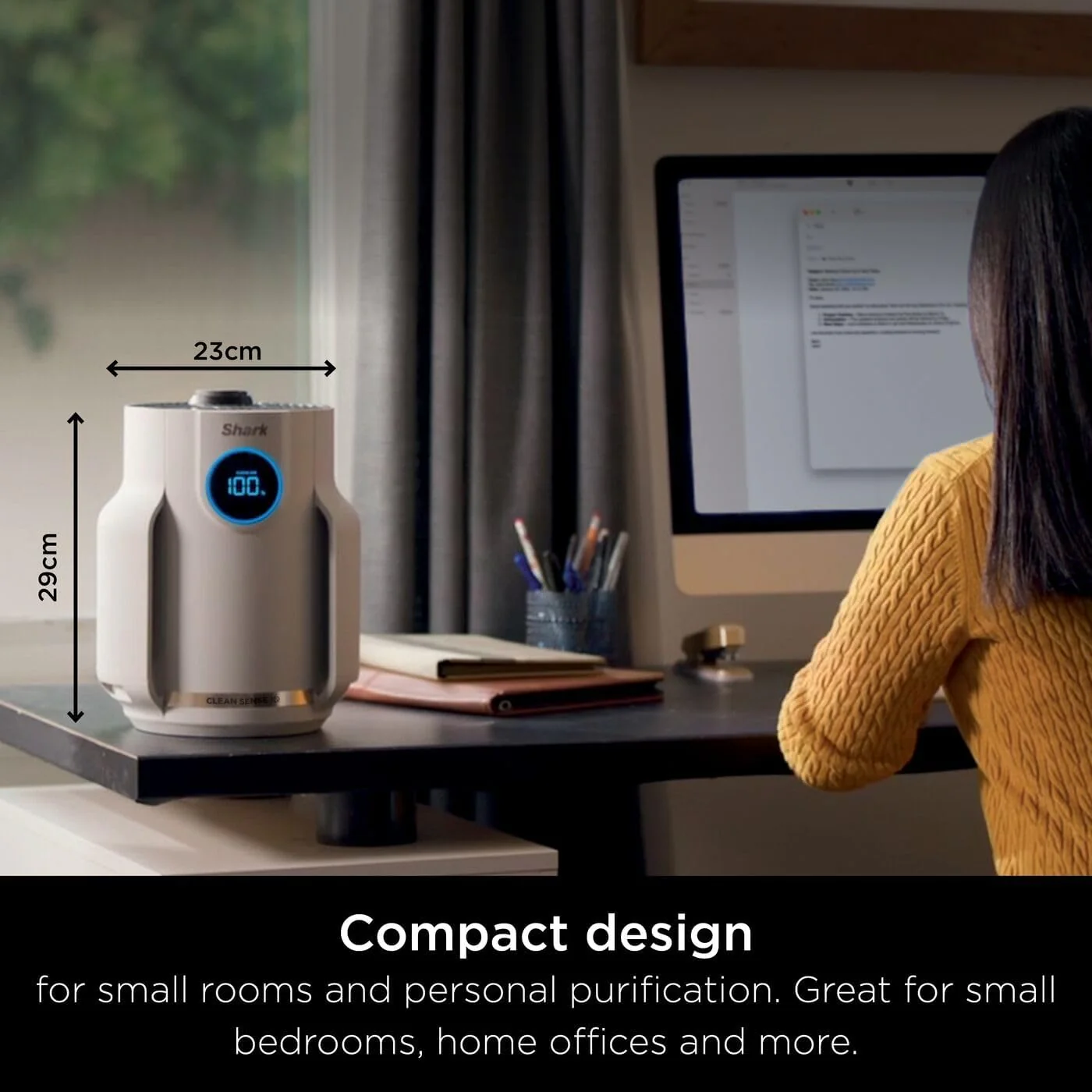 Shark NeverChange5 Air Purifier Compact Pro HP072UK - Dove - Image 3