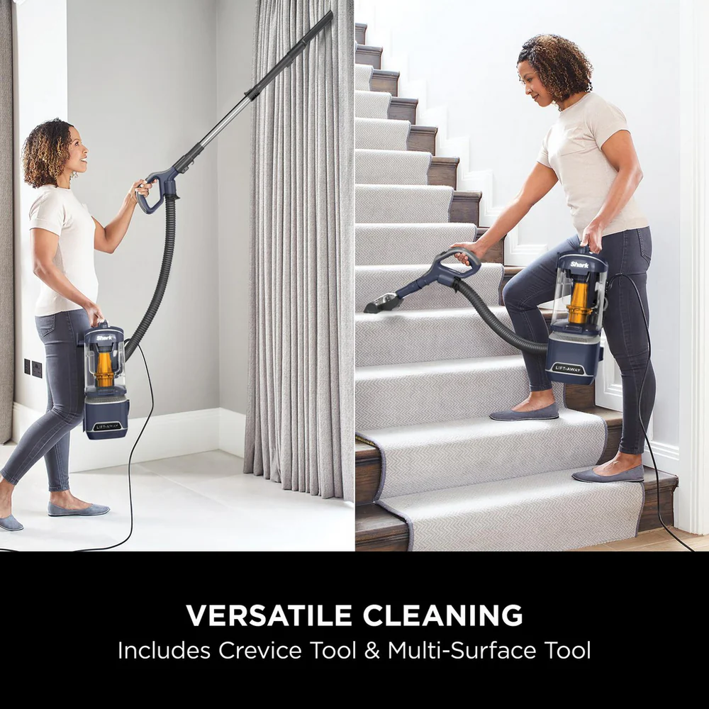 Shark NZ691UK Anti Hair Wrap Upright Vacuum Cleaner with Lift-Away Royal Grey - Image 4