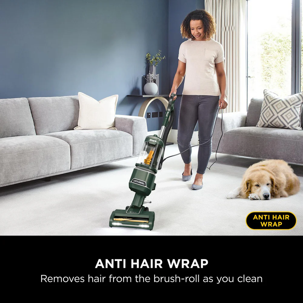 Shark NZ691UKT Anti Hair Wrap Upright Vacuum Cleaner with Lift-Away Pet Model Porsche Green - Image 2