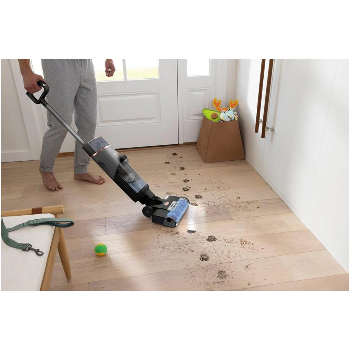 Shark WD210UK HydroVac Cordless Hard Floor Cleaner Charcoal Grey CLEARANCE - Image 8