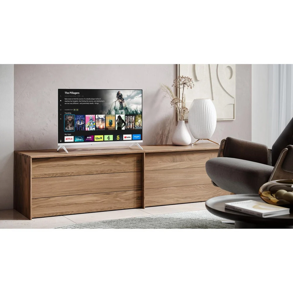 Sharp 1T-C32HE2245KW 32 Inch HD Ready HDR TiVo Smart LED TV Frameless with Freely - White - Image 7