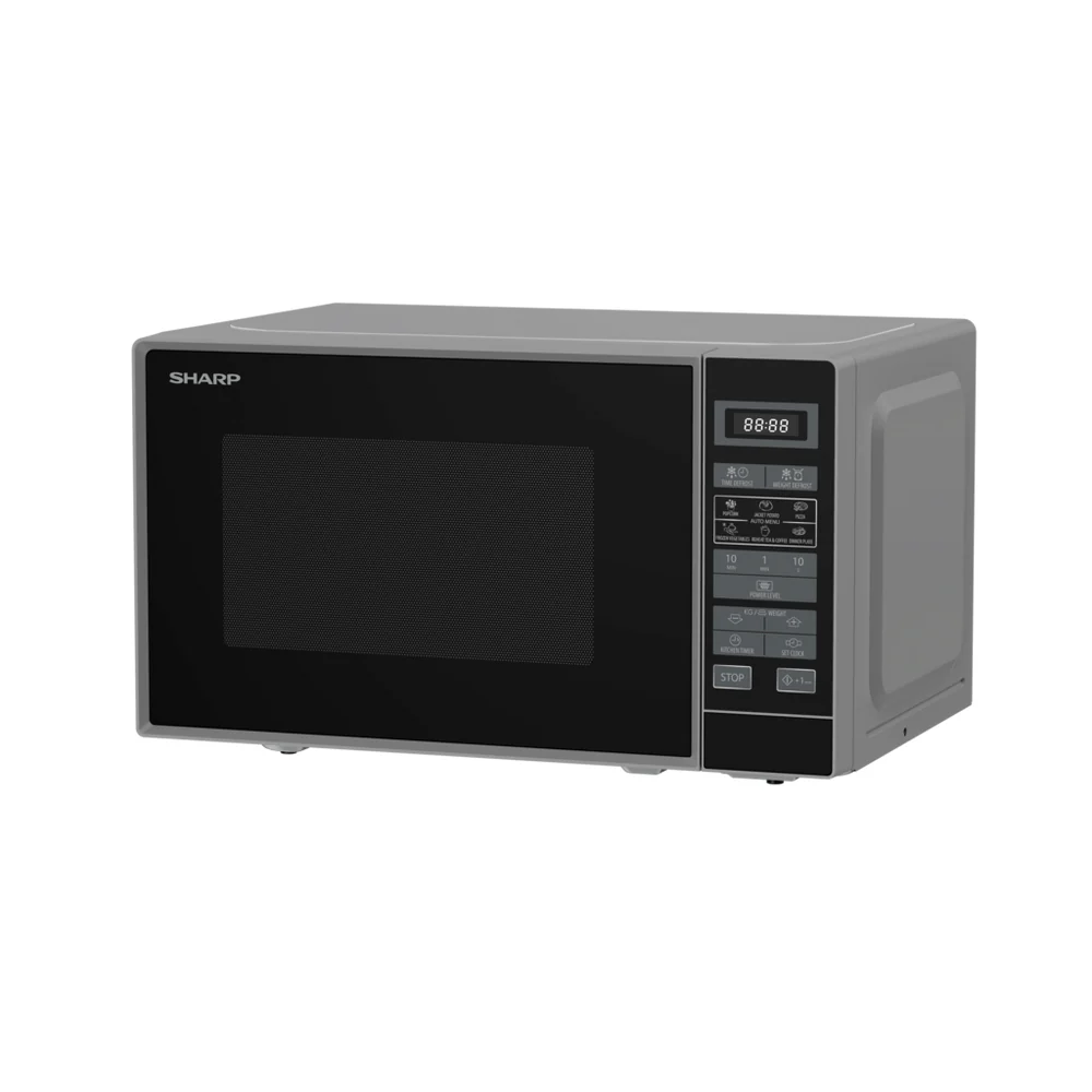 Sharp RDS202TS-UK 20L Solo Microwave Oven Silver - Image 3