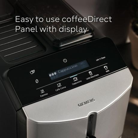 Siemens TF303G07 Bean to Cup Fully Automatic Freestanding Coffee Machine Inox Silver Metallic - Image 4