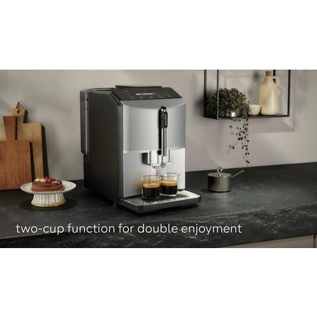 Siemens TF303G07 Bean to Cup Fully Automatic Freestanding Coffee Machine Inox Silver Metallic - Image 9
