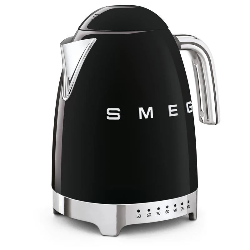 SMEG KLF04BLUK 50s Retro Style Jug Kettle Black - Image 2
