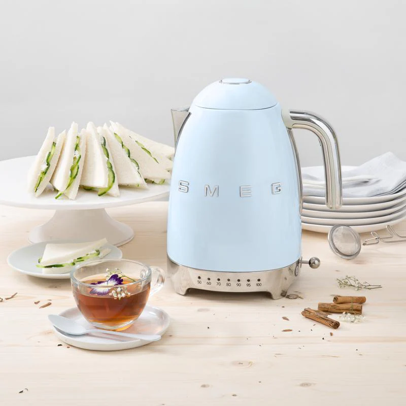 SMEG KLF04PBUK 50s Retro Style Jug Kettle Pastel Blue - Image 3
