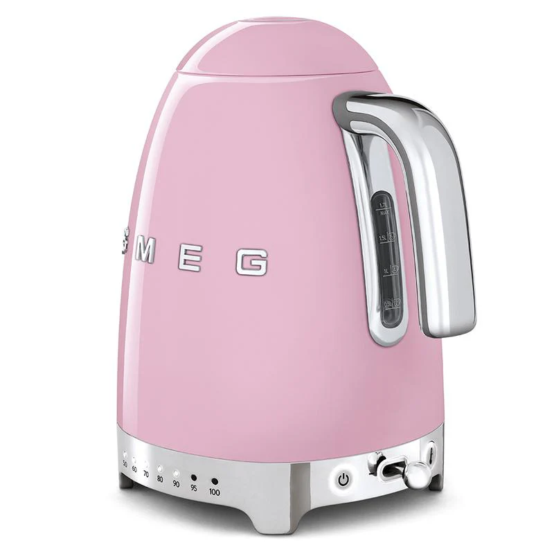 SMEG KLF04PKUK 50s Retro Style Jug Kettle Pink - Image 3