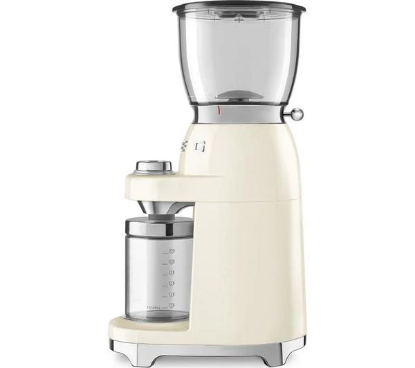 SMEG CGF01CRUK Coffee Grinder Cream - Image 2