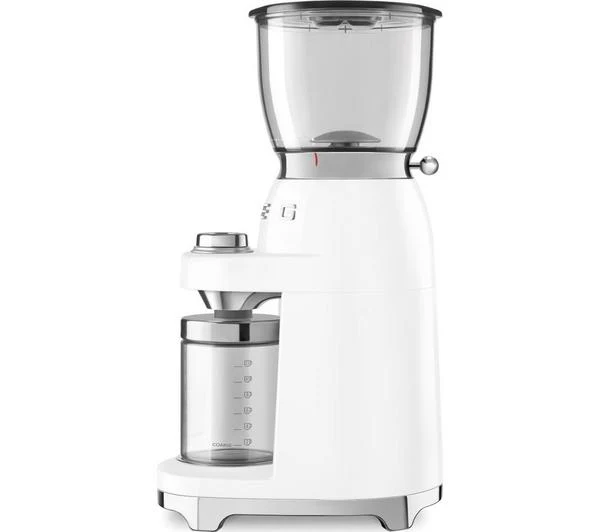 SMEG CGF01WHUK Coffee Grinder White - Image 2