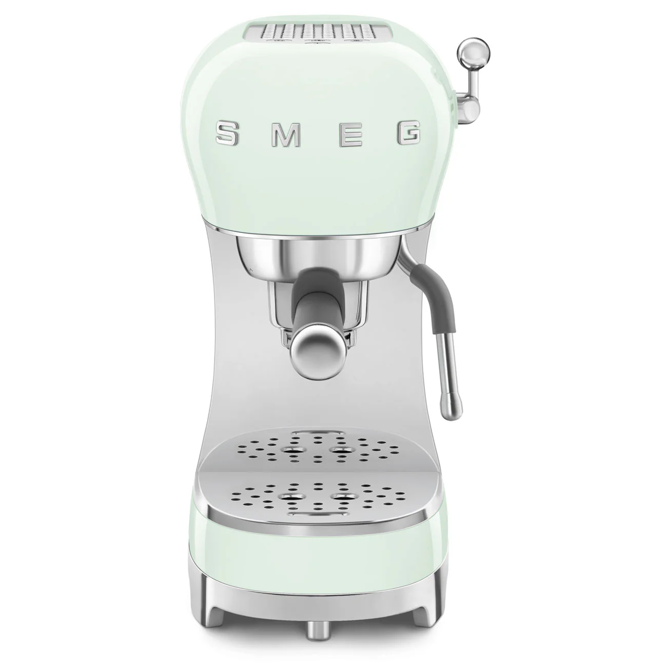 Smeg ECF02PGUK Espresso Coffee Machine with Steam Wand Pastel Green - Image 4