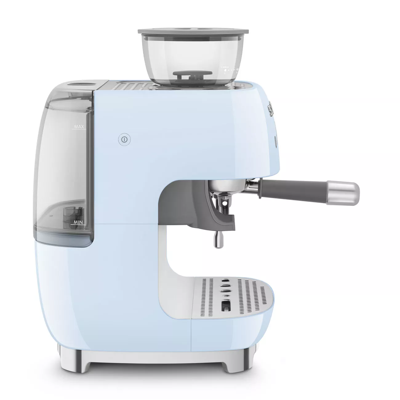 Smeg EGF03PBUK Retro Espresso Coffee Machine with Grinder in Pastel Blue - Image 4