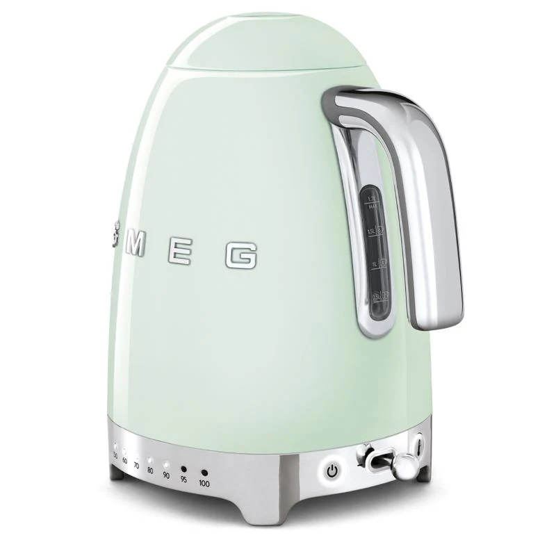 SMEG KLF04PGUK 50s Retro Style Jug Kettle Pastel Green - Image 3