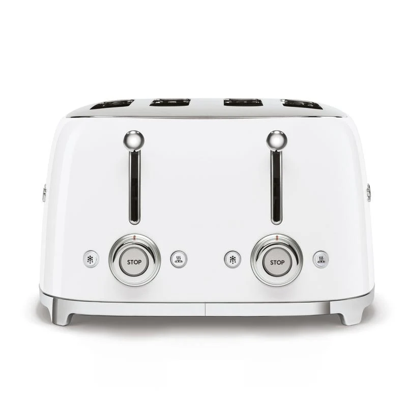 SMEG TSF03WHUK Four Slice Toaster in White - Image 2