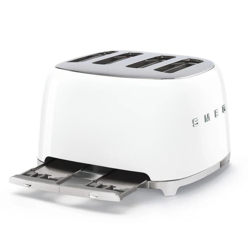 SMEG TSF03WHUK Four Slice Toaster in White - Image 3