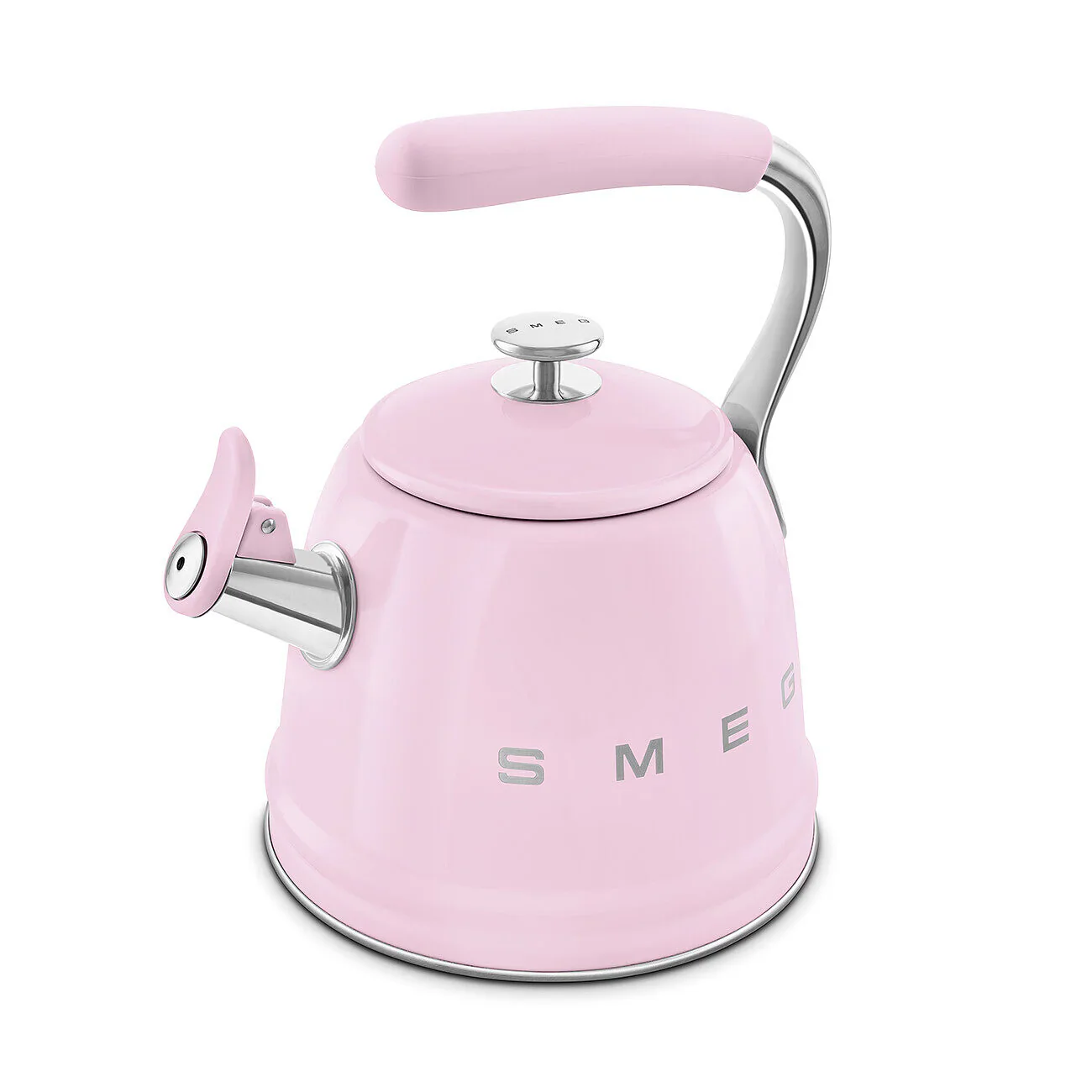 Smeg WKF01PK Retro 50s Style Whistling Hob Kettle Pink - Image 7