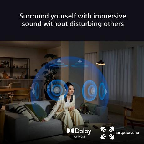 Sony Bravia Theatre U Wireless Dolby Atmos Neckband Speaker HTAN7 Black - Image 2