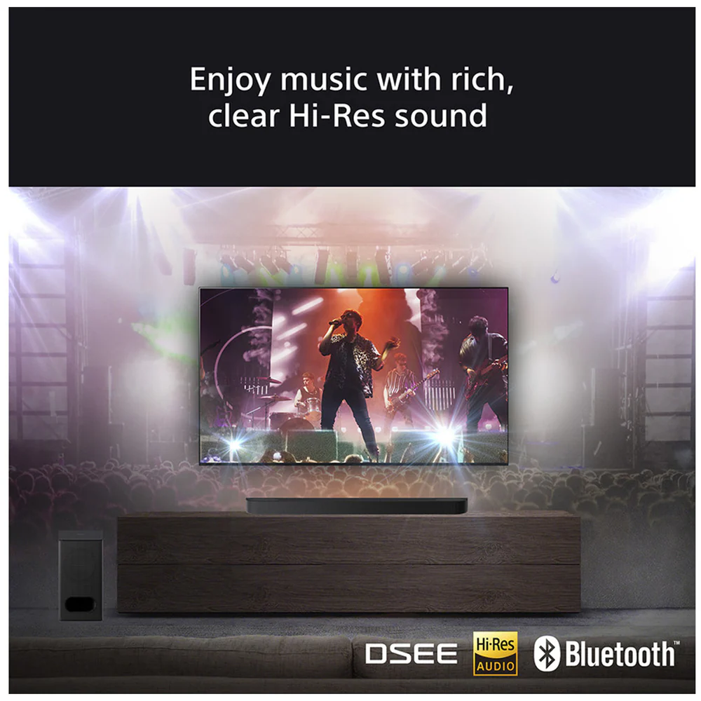 Sony HT-B600 3.1.2ch BRAVIA Theatre Bar 6 Dolby Atmos Bluetooth Soundbar with Wireless Subwoofer Black - Image 10